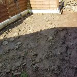 A garden renovation in welton. We put new picket fencing in and done a patio and a set of steps. They had artificial grass with new copings stones for the walling made from sandstone paving slabs. Really transformed the garden. 