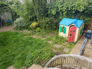 Garden transformation and pizza oven build in timsbury