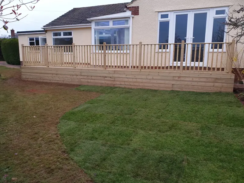 Garden decking